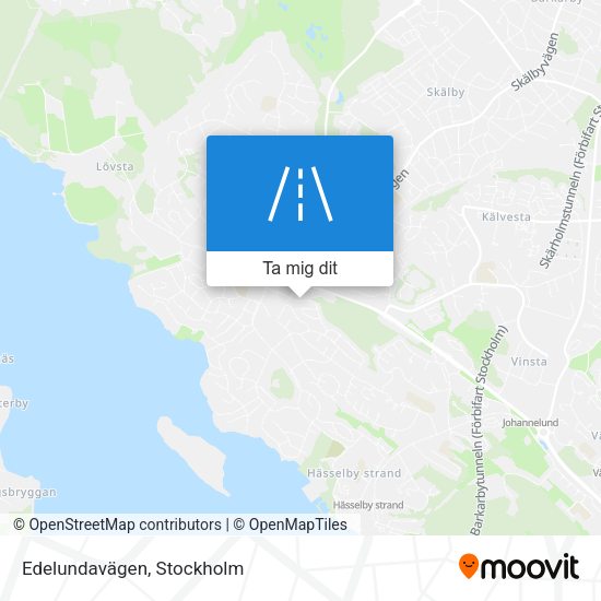 Edelundavägen karta