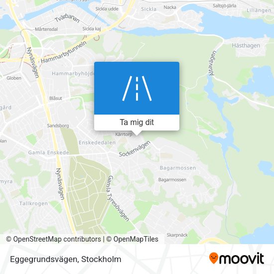 Eggegrundsvägen karta