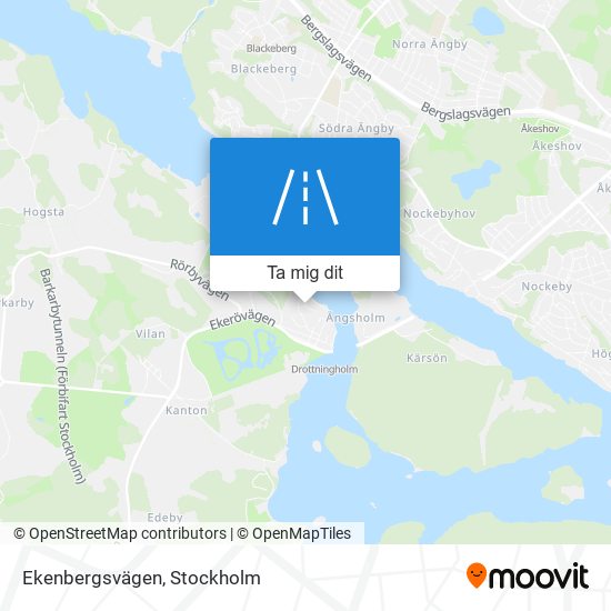 Ekenbergsvägen karta