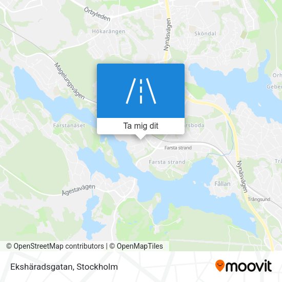 Ekshäradsgatan karta
