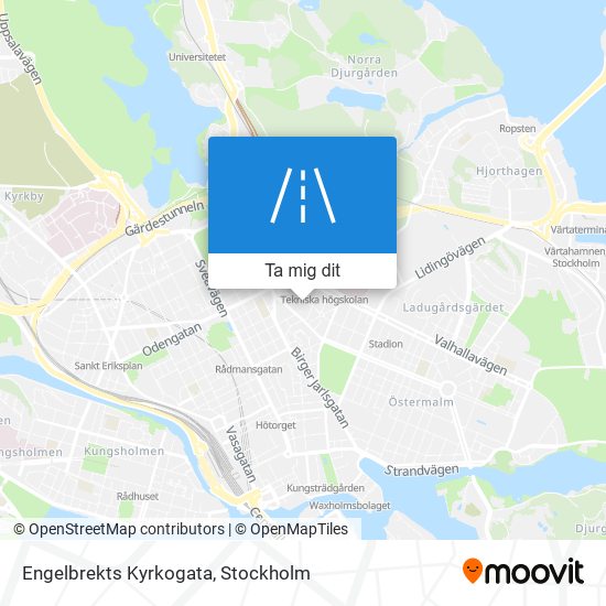 Engelbrekts Kyrkogata karta