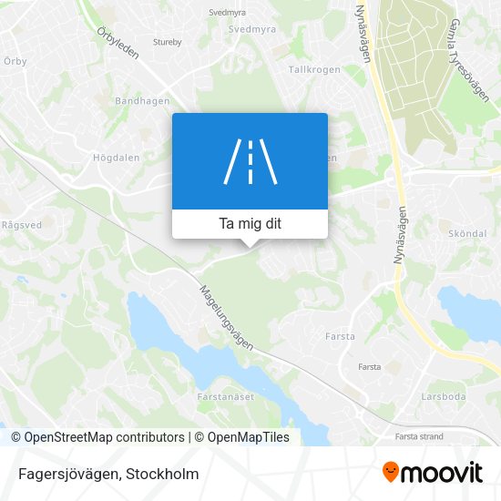Fagersjövägen karta
