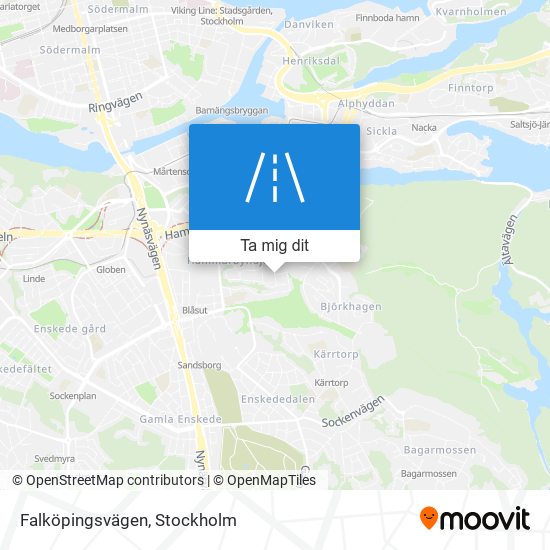 Falköpingsvägen karta