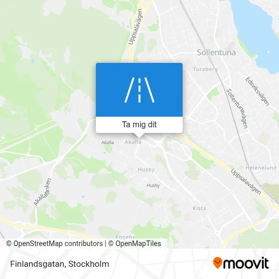 Finlandsgatan karta
