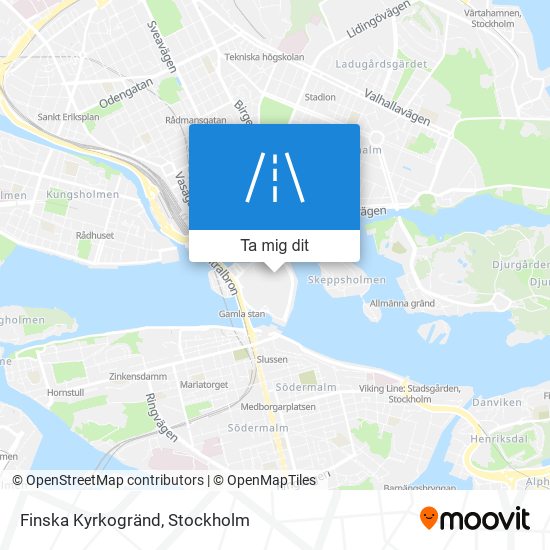 Finska Kyrkogränd karta