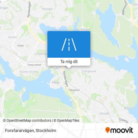 Forsfararvägen karta