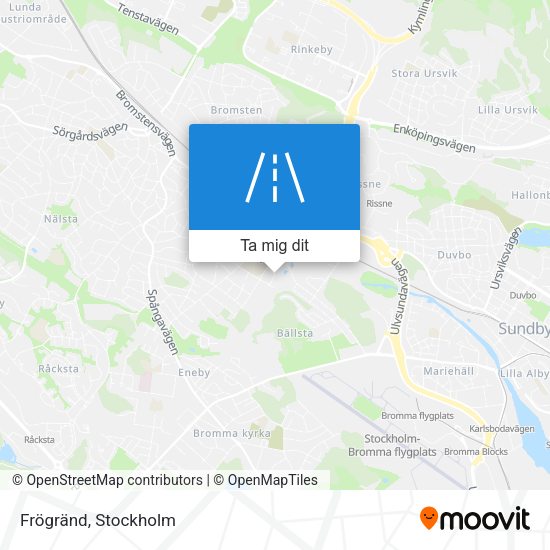 Frögränd karta
