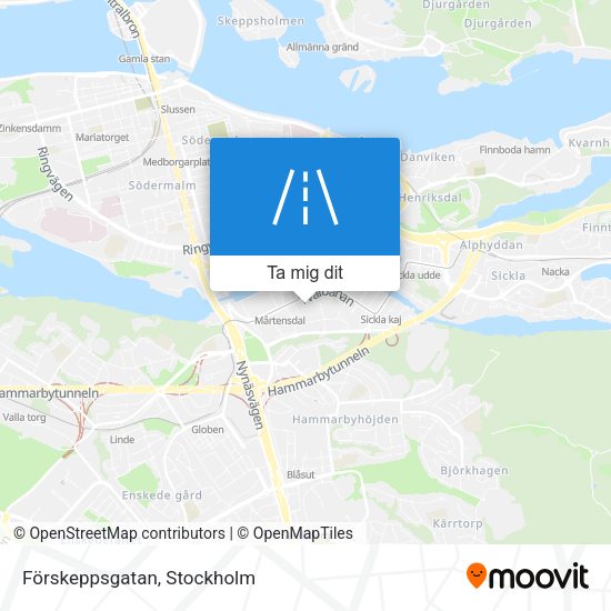 Förskeppsgatan karta