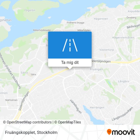 Fruängskopplet karta