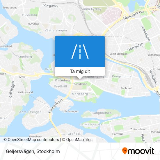 Geijersvägen karta