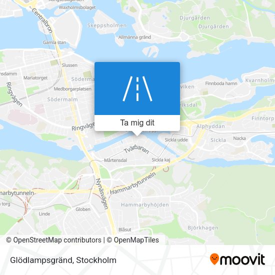Glödlampsgränd karta