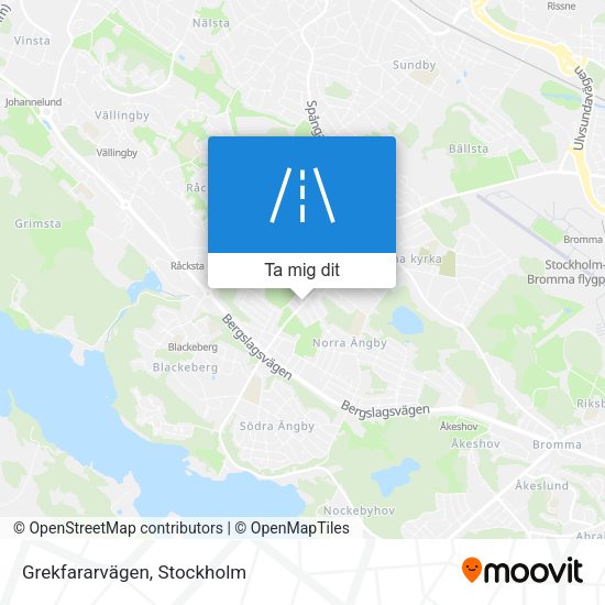 Grekfararvägen karta