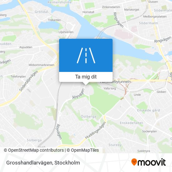 Grosshandlarvägen karta