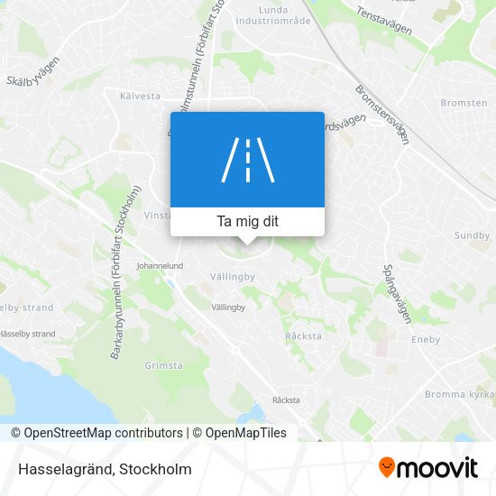 Hasselagränd karta