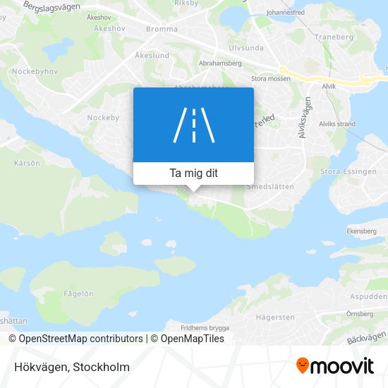 Hökvägen karta