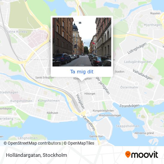 Holländargatan karta