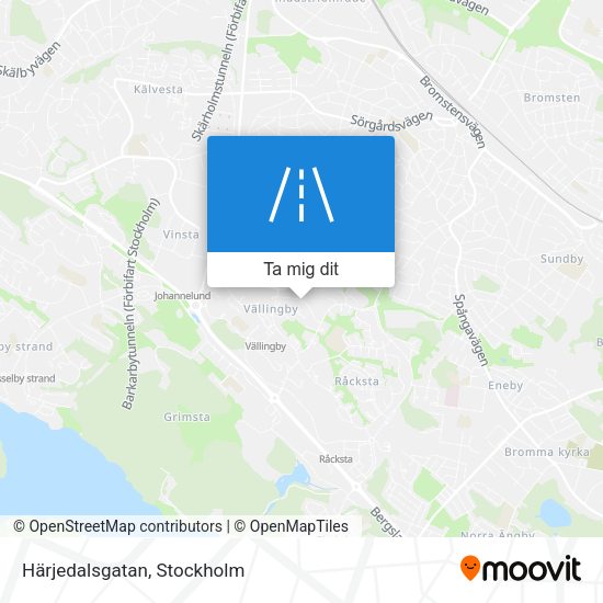 Härjedalsgatan karta