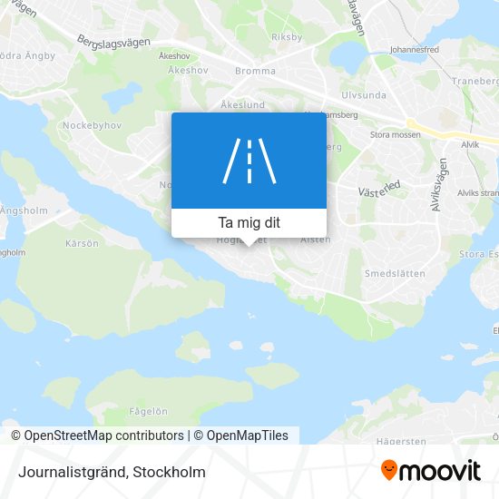 Journalistgränd karta
