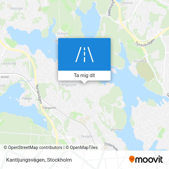 Kantljungsvägen karta