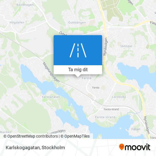 Karlskogagatan karta