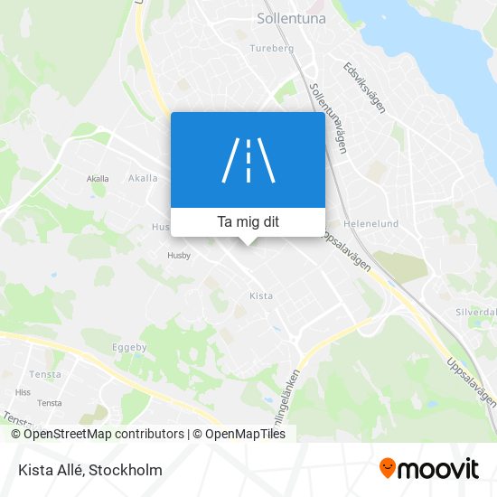 Kista Allé karta