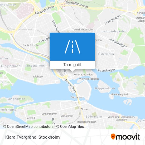 Klara Tvärgränd karta