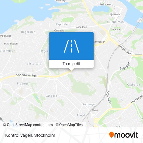 Kontrollvägen karta