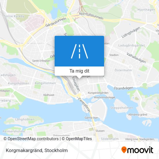 Korgmakargränd karta