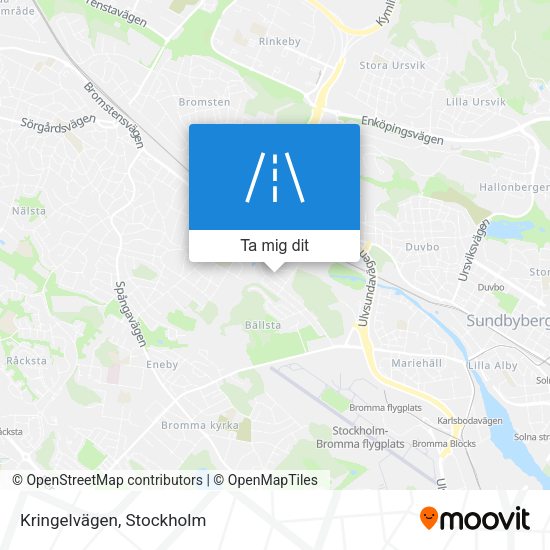 Kringelvägen karta