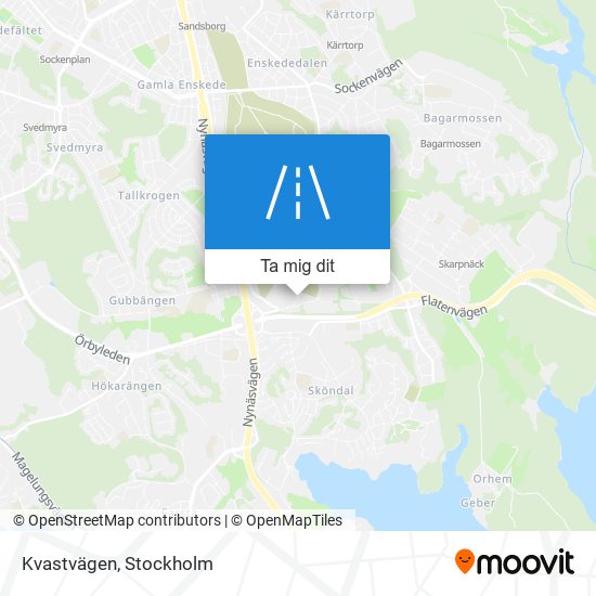 Kvastvägen karta