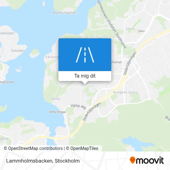 Lammholmsbacken karta