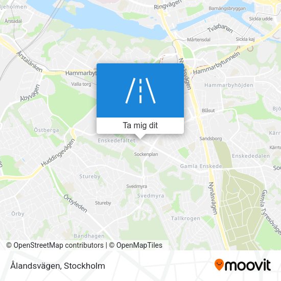 Ålandsvägen karta