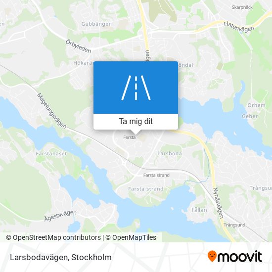 Larsbodavägen karta