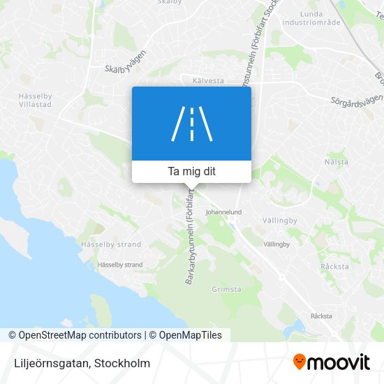 Liljeörnsgatan karta