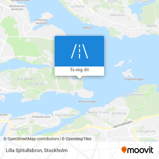 Lilla Sjötullsbron karta