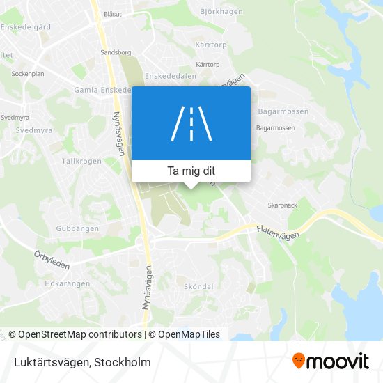 Luktärtsvägen karta