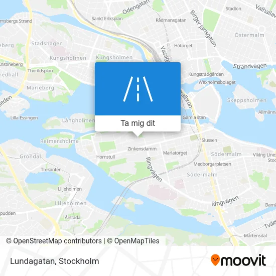 Lundagatan karta