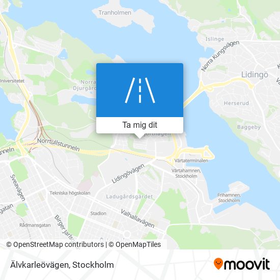 Älvkarleövägen karta