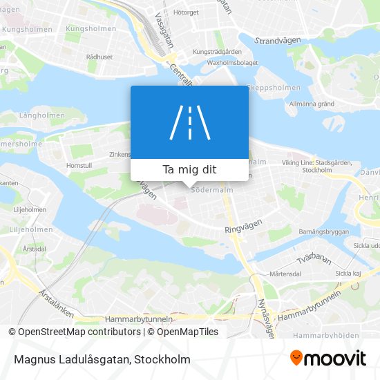 Magnus Ladulåsgatan karta