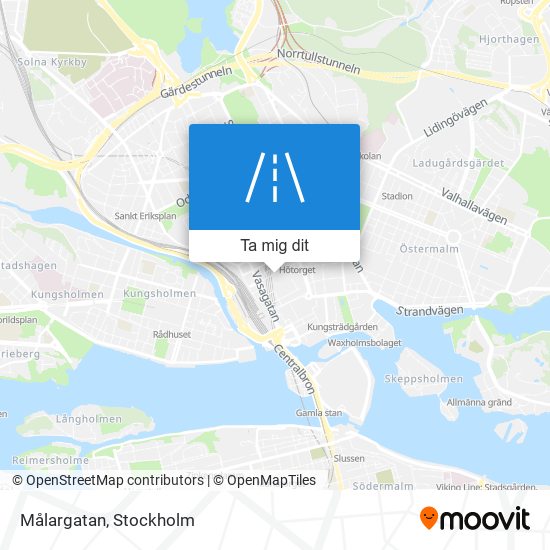 Målargatan karta