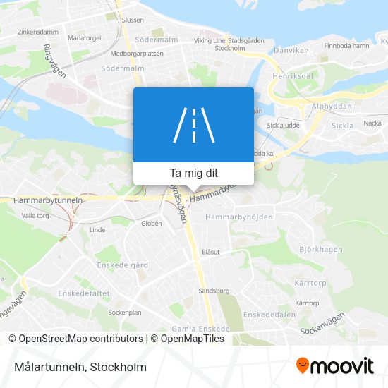 Målartunneln karta