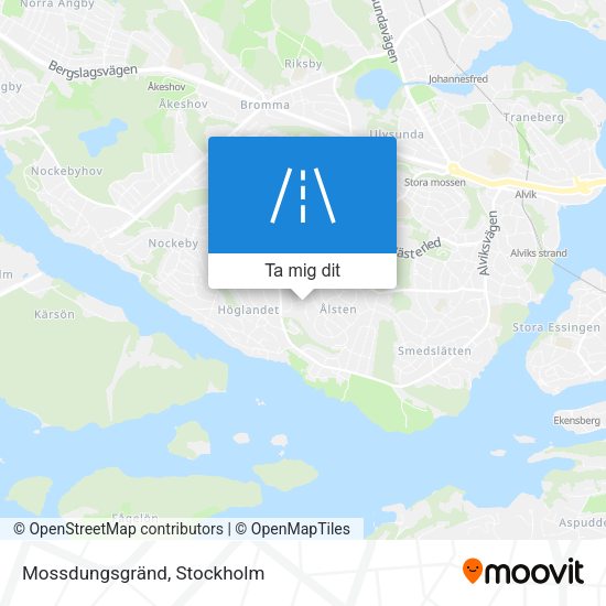 Mossdungsgränd karta