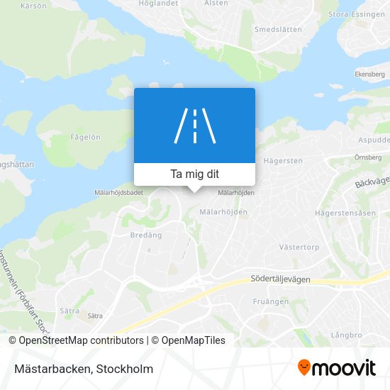 Mästarbacken karta