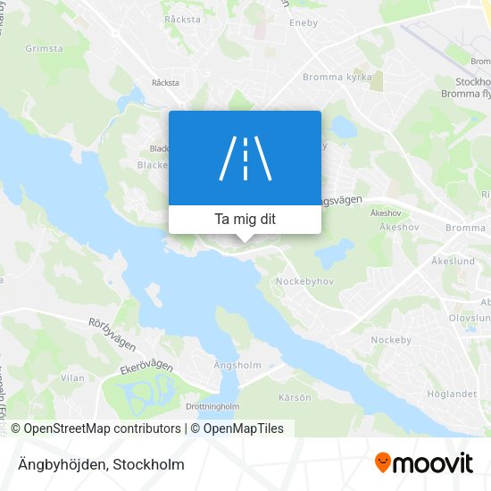 Ängbyhöjden karta