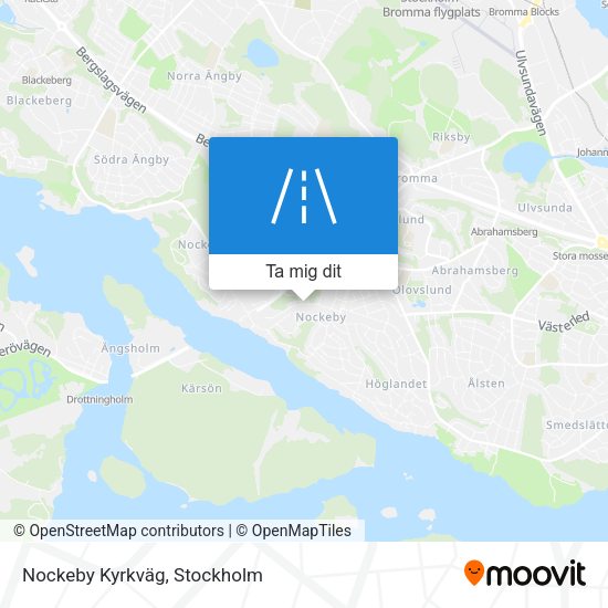 Nockeby Kyrkväg karta