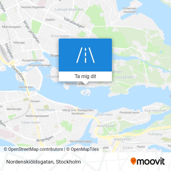 Nordenskiöldsgatan karta