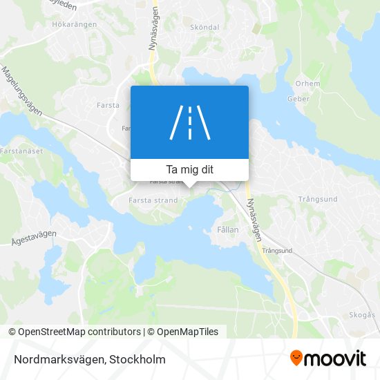 Nordmarksvägen karta