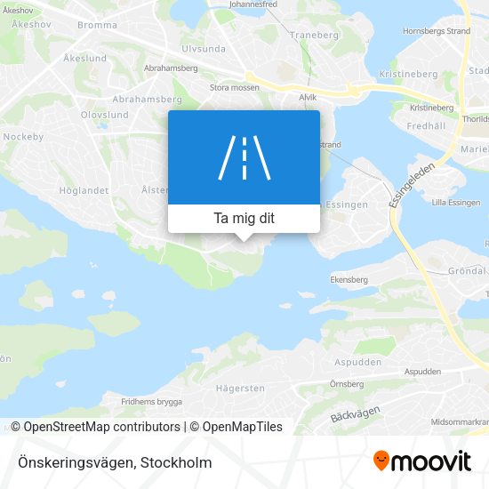 Önskeringsvägen karta