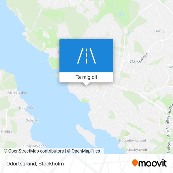 Odörtsgränd karta