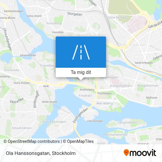 Ola Hanssonsgatan karta